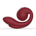 SVibe GIZI Pro Triple Stimulator Bordeaux - potrojna technologia masażu