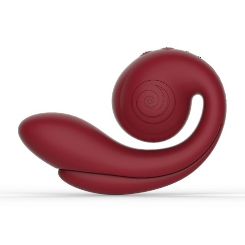 SVibe GIZI Pro Triple Stimulator Bordeaux - potrojna technologia masażu
