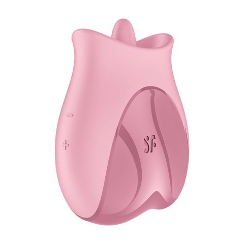 Satisfyer Tongue Lover model Flickering rożowy silikonowy masażer