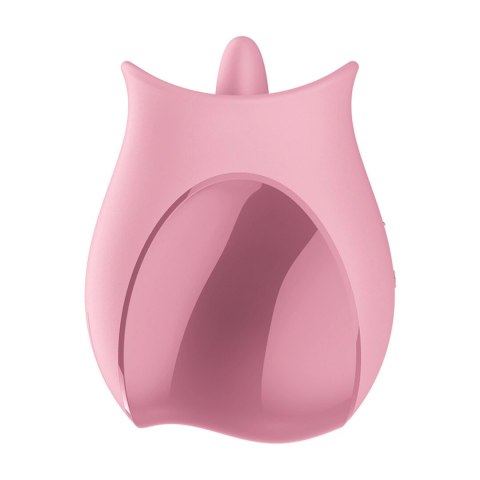 Satisfyer Tongue Lover model Flickering rożowy silikonowy masażer