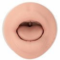 Fleshlight Girls Mia Malkova Headshot - model z teksturą spiralną, naturalny kolor