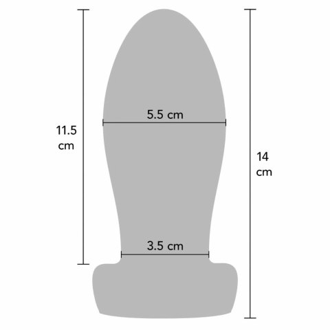 Hidden Desire Extreme Heavy Stretcher korek silikonowy M, czarny