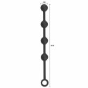 Hidden Desire Extreme kulki analne L ciężkie silikonowe 39 cm