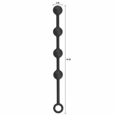 Hidden Desire Extreme kulki analne L ciężkie silikonowe 39 cm