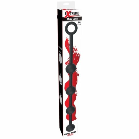 Hidden Desire Extreme kulki analne L ciężkie silikonowe 39 cm