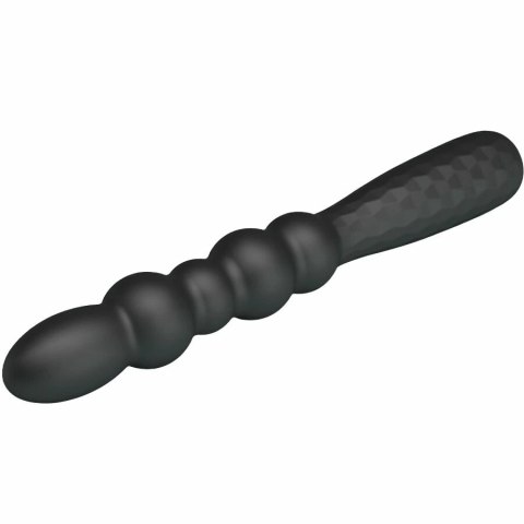 MR PLAY wibrujący korek analny elastyczny 12 trybow czarny USB