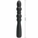 MR PLAY wibrujący korek analny elastyczny 12 trybow czarny USB