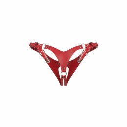 Obsessive Inferro String Open Crotch Czerwony Regulowany Design S/M/L