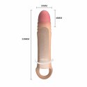 Pretty Love wibrujący rękaw intymny z paskiem i kulką TPE 6959532363227