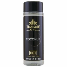HOT Olejek do masażu kokosowy 100 ml z witaminą E - pielęgnacja skory