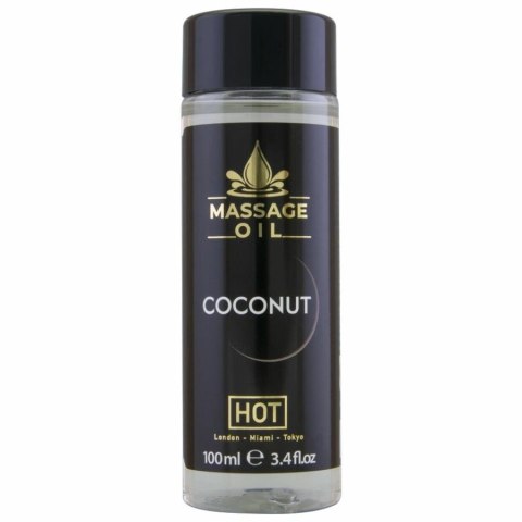 HOT Olejek do masażu kokosowy 100 ml z witaminą E - pielęgnacja skory