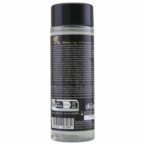 HOT Olejek do masażu kokosowy 100 ml z witaminą E - pielęgnacja skory