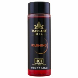 HOT Olejek do masażu rozgrzewający bezzapachowy 100ml z witaminą E