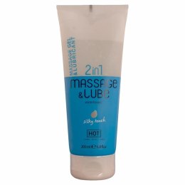 HOT Żel do masażu i poślizgu 2w1 Jedwabisty Dotyk 200ml