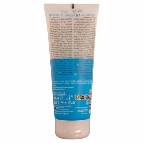 HOT Żel do masażu i poślizgu 2w1 Jedwabisty Dotyk 200ml