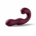 HoneyPlayBox JOI model dwustronny, silikonowy wibrator do strefy G, czerwony