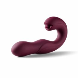 HoneyPlayBox JOI model dwustronny, silikonowy wibrator do strefy G, czerwony