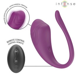 Intense Olivia Purple - Wibrujące jajko z pilotem, USB, fioletowe