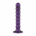 No-Parts Metallic Purple - anatomiczny model silikonowy z przyssawką 17 cm