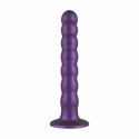 No-Parts Metallic Purple - anatomiczny model silikonowy z przyssawką 17 cm