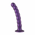 No-Parts Metallic Purple - anatomiczny model silikonowy z przyssawką 17 cm