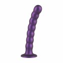 No-Parts Metallic Purple - anatomiczny model silikonowy z przyssawką 17 cm