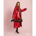 Obsessive Norless Girl rajstopy z napisem, połprzezroczyste, czarne S/M