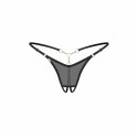 Obsessive Oxaria String Black z Regulowanymi Paseczkami S/M