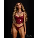 Obsessive Redya Komplet Gorset i Stringi Czerwony Regulowany S/M