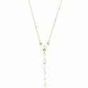 Otazu Pearl Anklet Cream - Bransoletka na kostkę z perłami, regulowana One Size