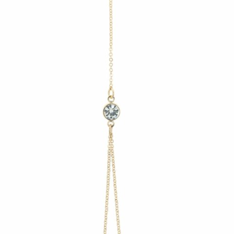 Otazu Twin Crystal Bodychain Transparent - elegancki łańcuszek z kryształami One Size