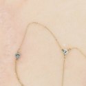 Otazu Twin Crystal Bodychain Transparent - elegancki łańcuszek z kryształami One Size