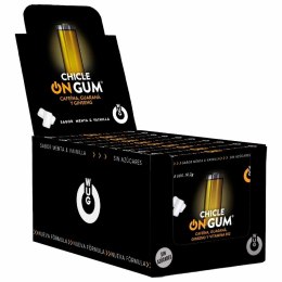 WUG GUM Energy Boost Guma z kofeiną, żeń-szeniem i guaraną 12x8 szt.