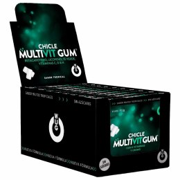 WUG GUM Multivitamina - Gumy do żucia z witaminami i zieloną herbatą 12x8szt