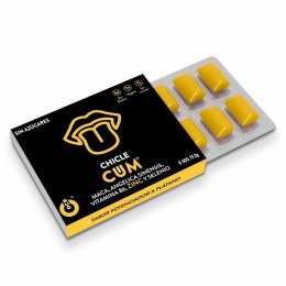 WUG Sex Sense Banana - Suplement w gumach, 8 szt., cynk, selen, maca