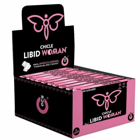 WUG Sex Sense - Gumy funkcjonalne dla kobiet, 8 sztuk, bez cukru