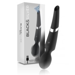 BLACK&SILVER Beck Wand 2w1 Masażer Fale Ciśnienia Silikonowy
