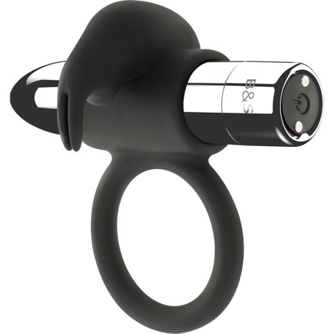 BLACK&SILVER Burton 10 Trybow Wibracji Pierścień Akumulatorowy Silikonowy