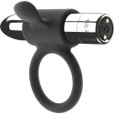BLACK&SILVER Cameron srebrny - elastyczny pierścień wibrujący USB