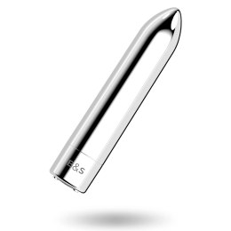 Black & Silver Kailan 2 Srebrny Mini Wibrujący Pocisk Magnetyczny
