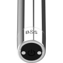 Black & Silver Kailan 2 Srebrny Mini Wibrujący Pocisk Magnetyczny