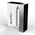 Black & Silver Kailan 2 Srebrny Mini Wibrujący Pocisk Magnetyczny