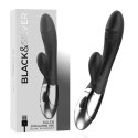 Black & Silver Kaleb Vibe dwusilnikowy model silikonowy 20 cm USB