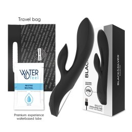 Black & Silver Kaultz Touch Control - wibrator silikonowy USB, wodoodporny