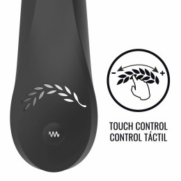 Black & Silver Kaultz Touch Control - wibrator silikonowy USB, wodoodporny