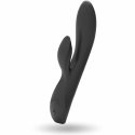 Black & Silver Kaultz Touch Control - wibrator silikonowy USB, wodoodporny