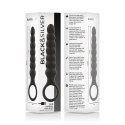 Black&Silver Bob silikonowy aplikator analny z wibracją, czarny IPX6