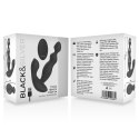 Black&Silver Cora - silikonowy wibrujący korek z pilotem, unisex, IPX6