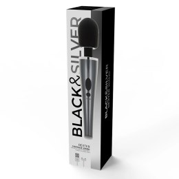 Black&Silver Dexter - Masażer Rożdżka 10 Trybow Silikon USB 30,6cm