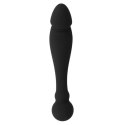 Black&Silver Karl 18 cm - silikonowy stymulator anatomiczny do punktu G, czarny